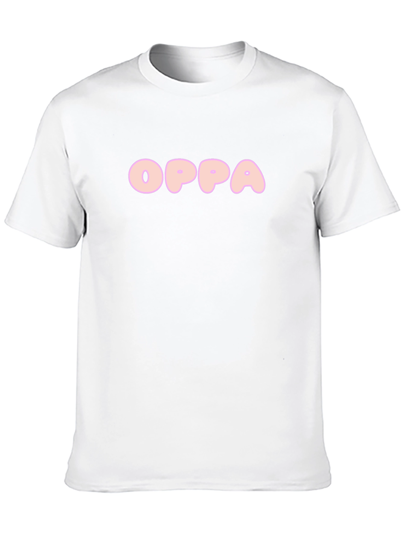 Oppa Black Graphic Tee - Casual Style