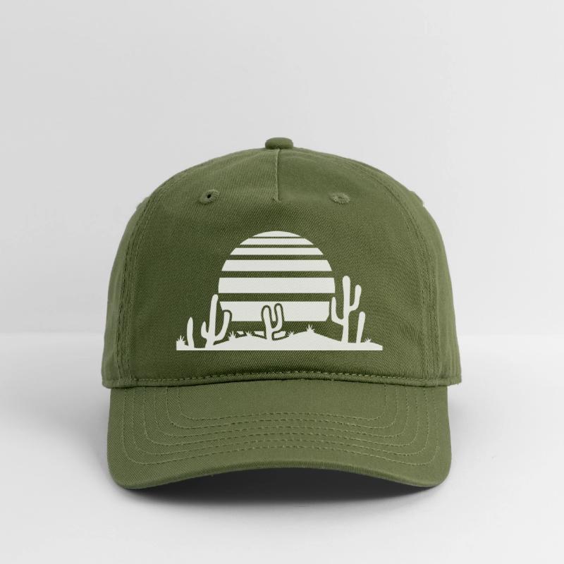 Cactus Desert Sunset Evening Sun Night Many Cacti