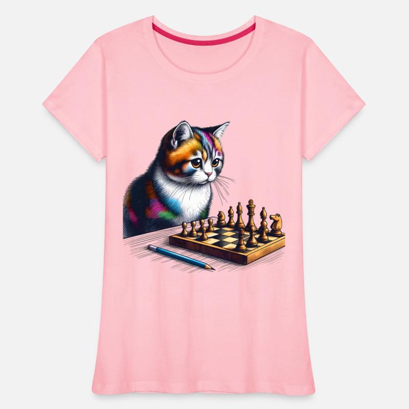 Cat Playing Chess