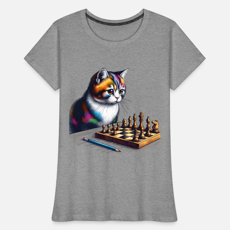 Cat Playing Chess