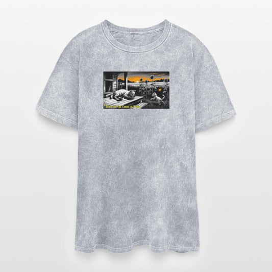 Cats at Dusk Sunset Scene