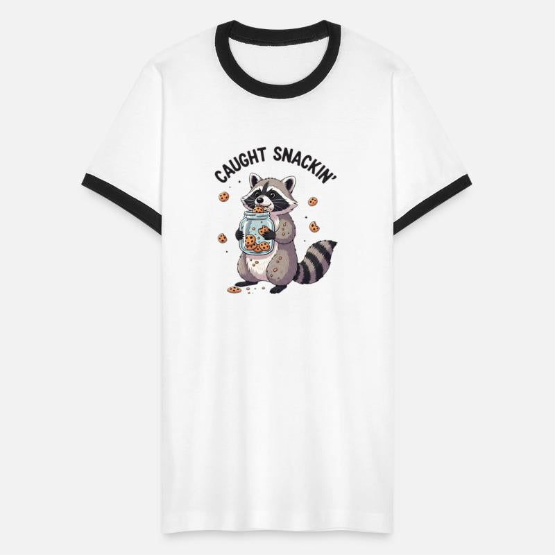 Caught Snacking Raccoon Illustration