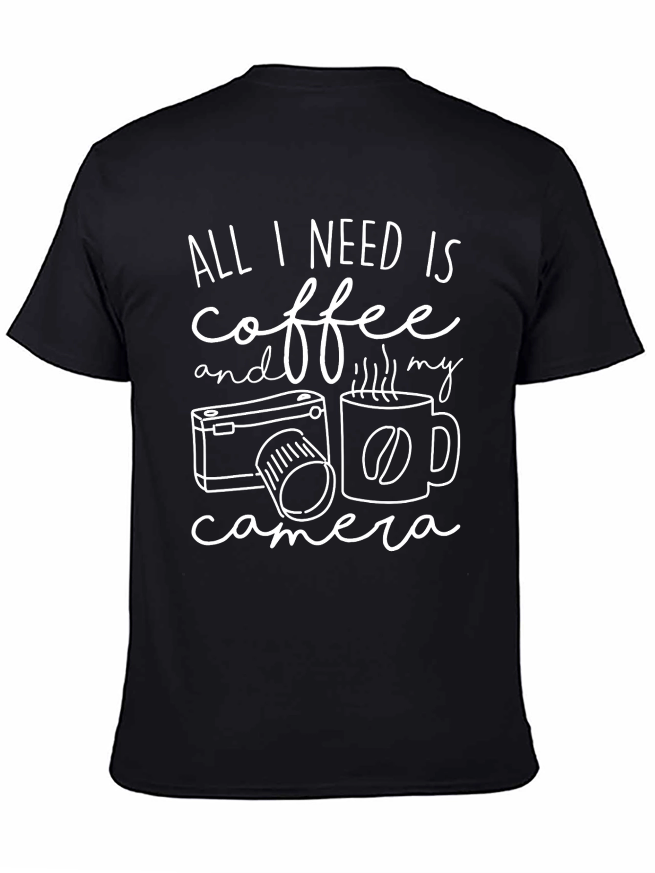 Coffee & Camera Graphic T-Shirt