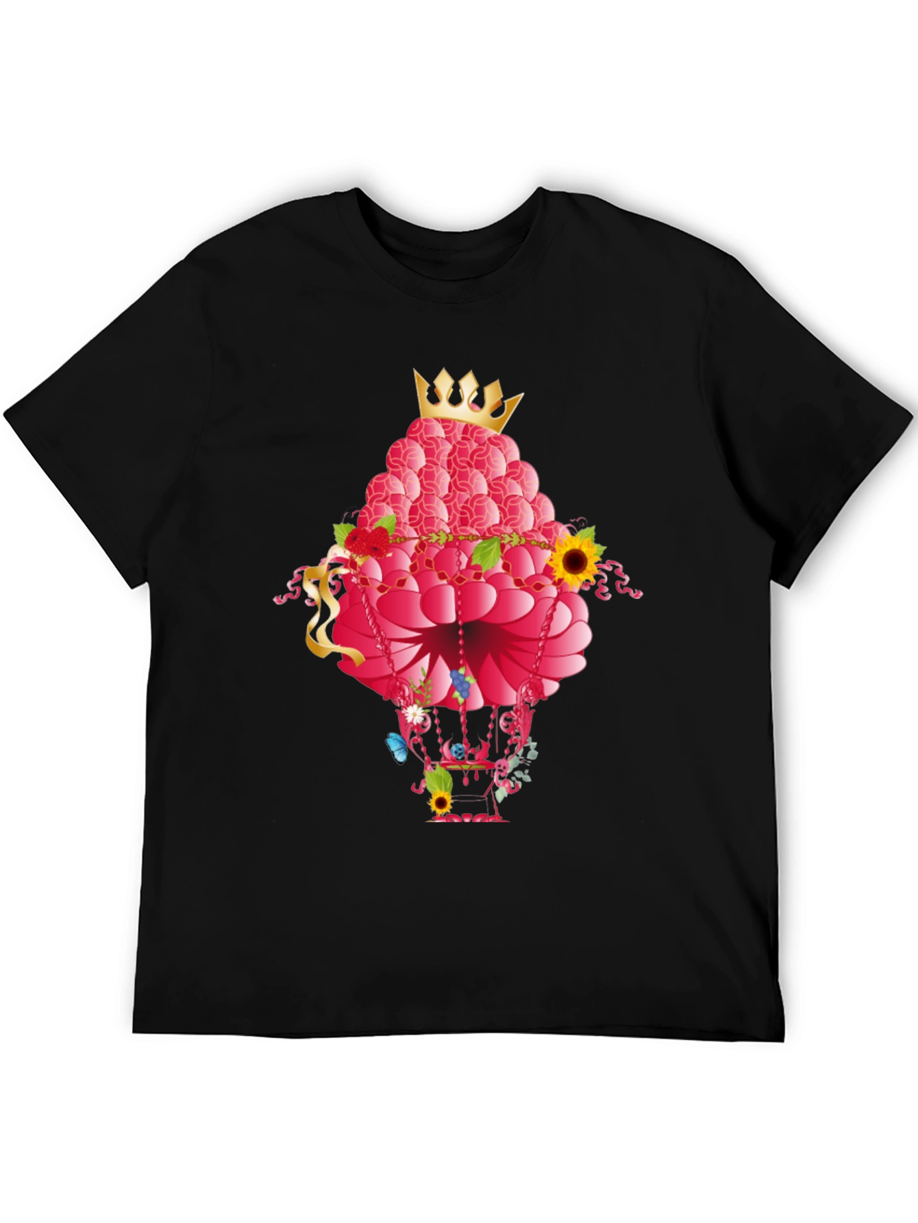Raspberry Hot Air Balloon Graphic Tee