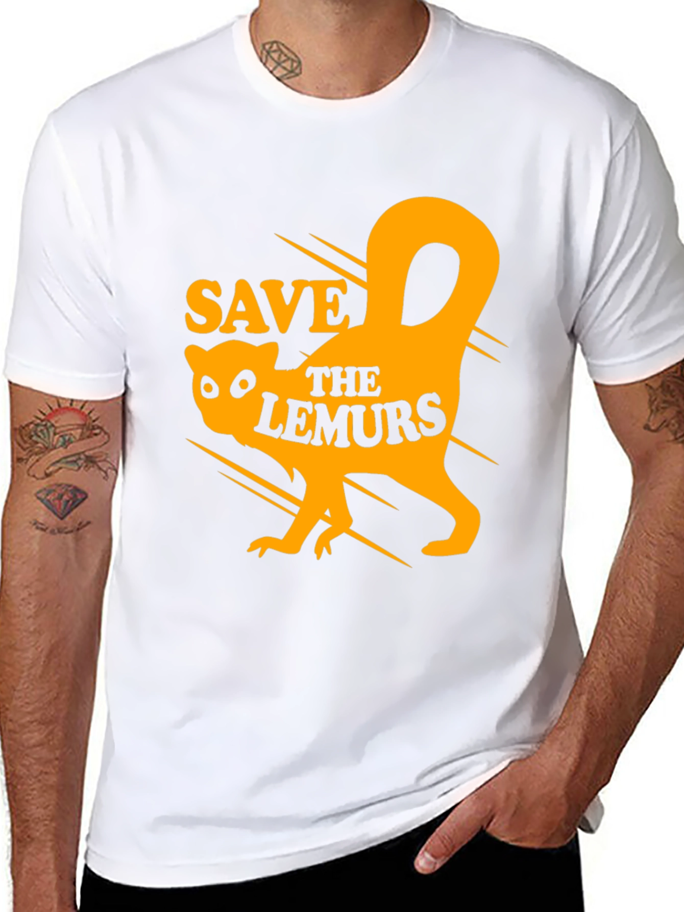 Save the Lemurs Graphic Tee