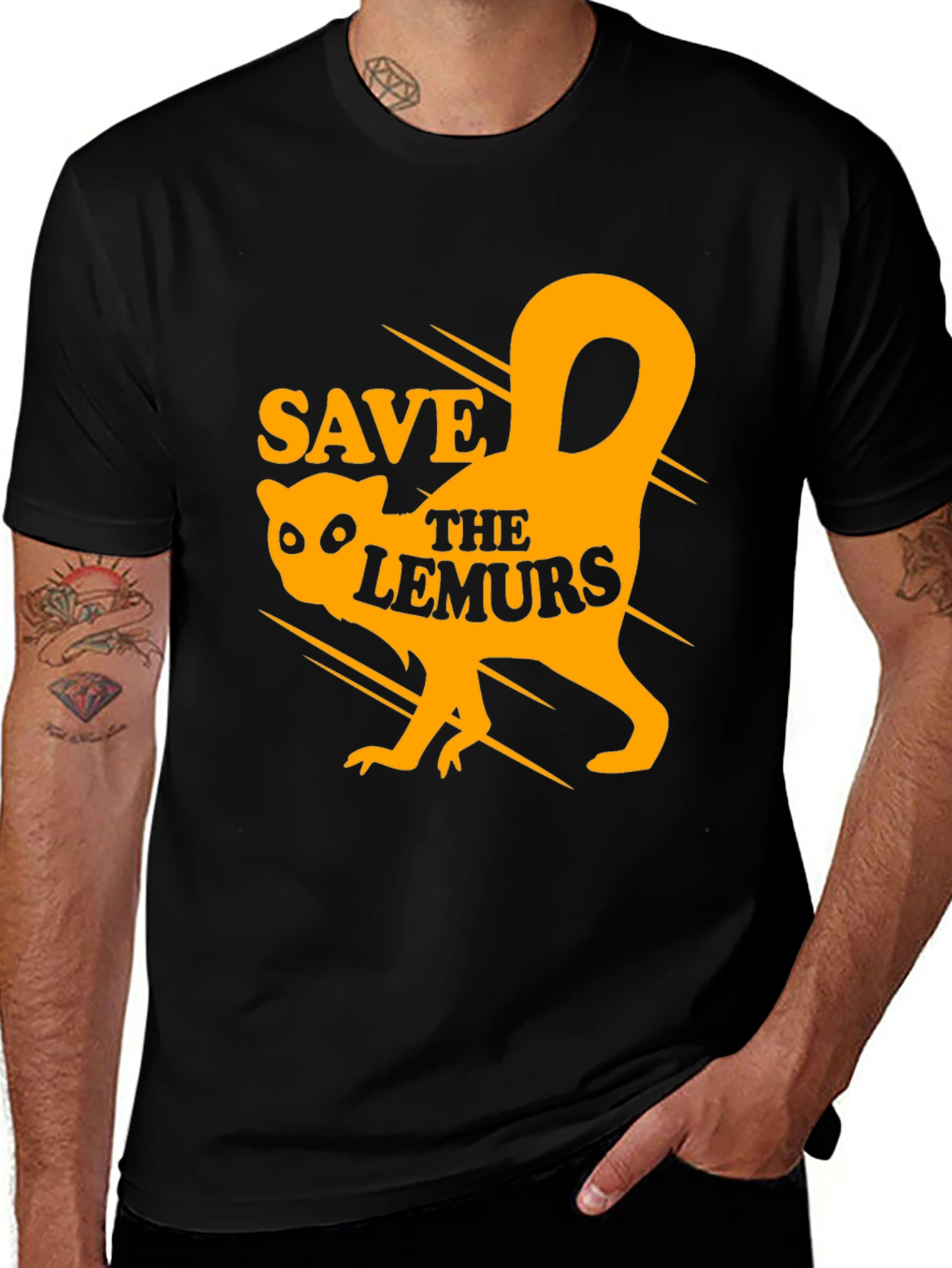 Save the Lemurs Graphic Tee