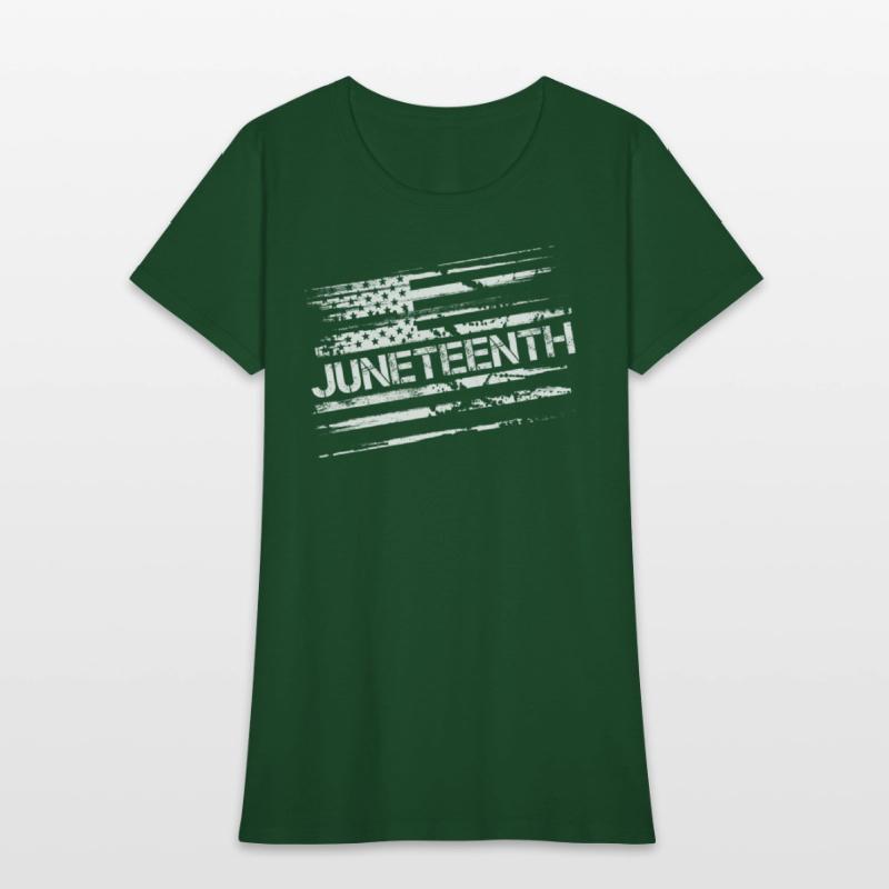 Celebrate Juneteenth USA America Black Woman