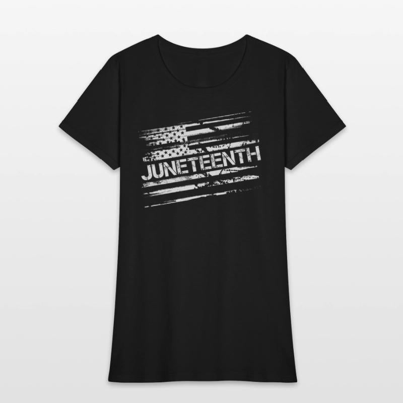 Celebrate Juneteenth USA America Black Woman