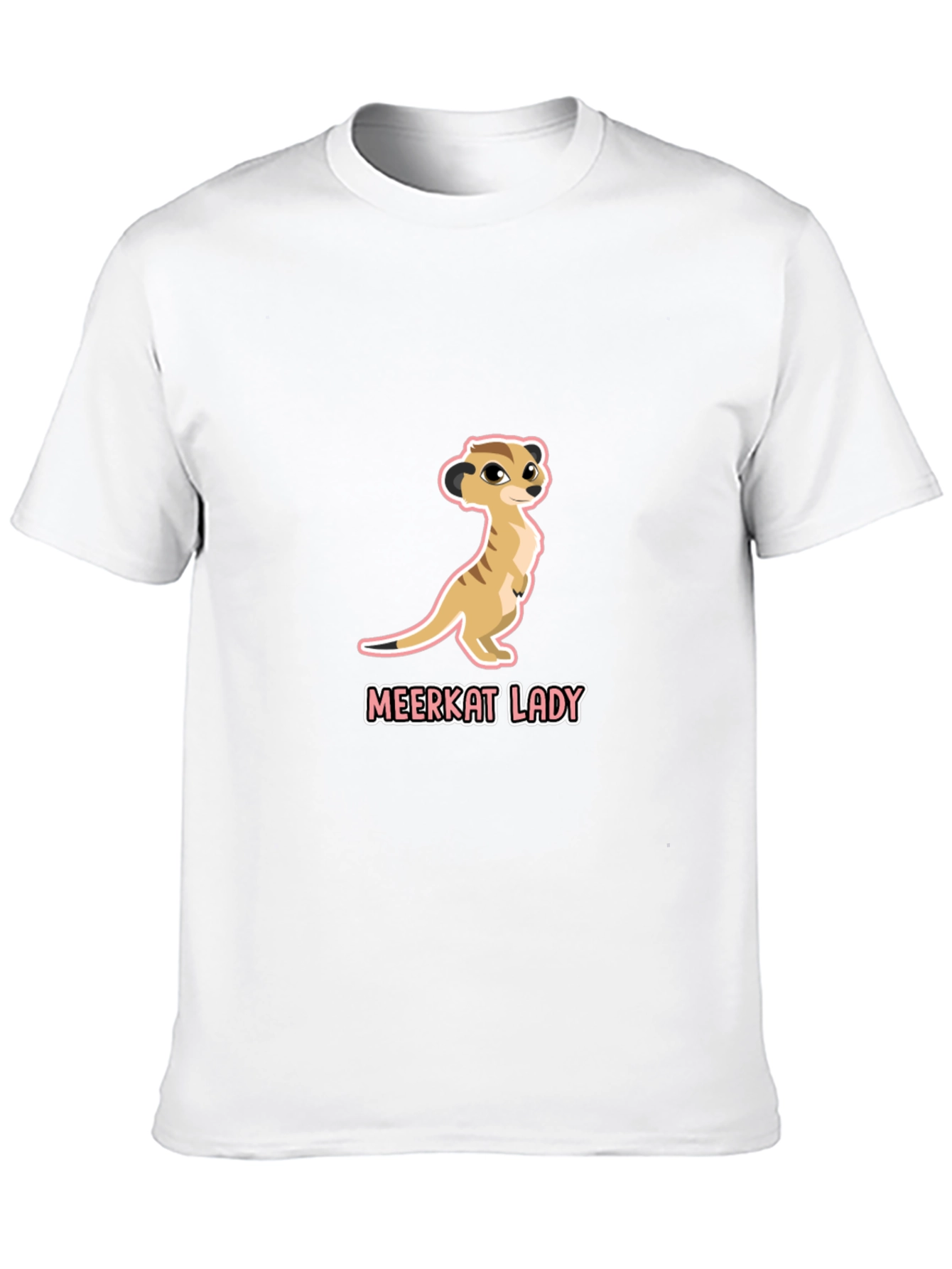 Meerkat Lady Graphic Tee - Cute Animal Design