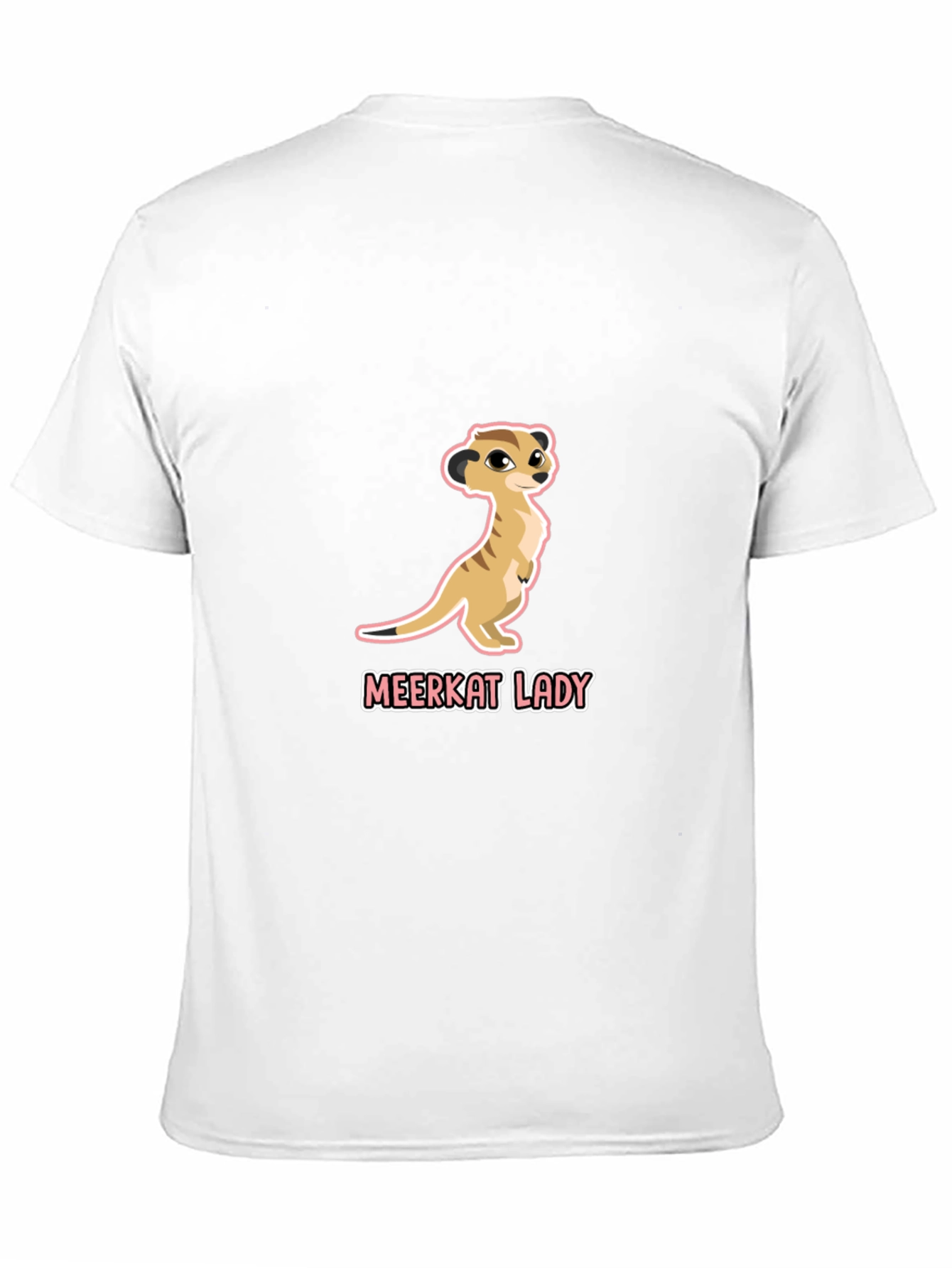 Meerkat Lady Graphic Tee - Cute Animal Design