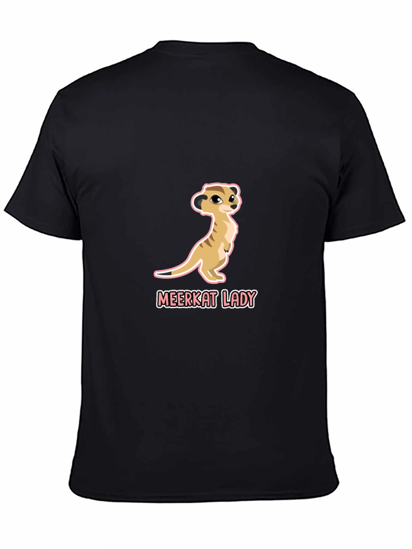 Meerkat Lady Graphic Tee - Cute Animal Design