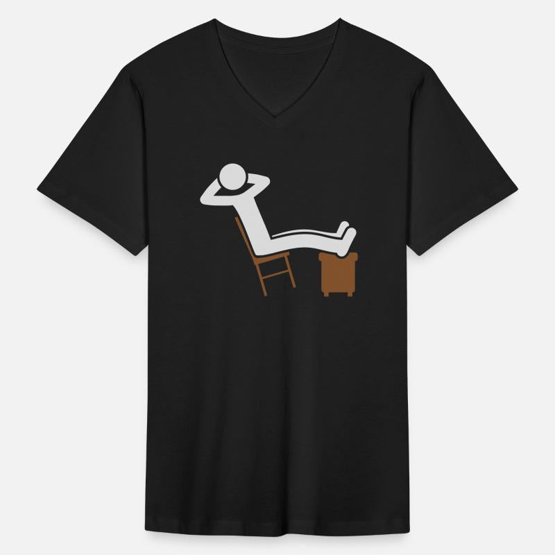 Chill man chair icon