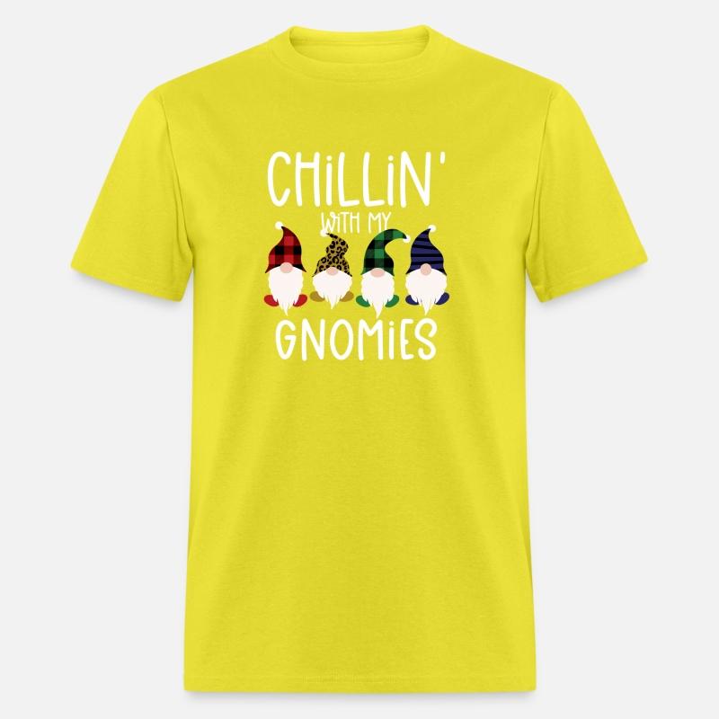 Chillin With My Gnomies Plaid Leopard Gnomes