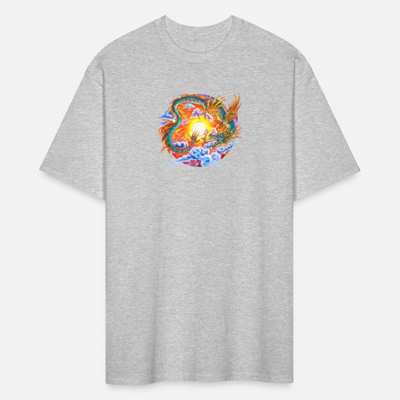 Chinese Dragon in the Heaven Heavens Skies