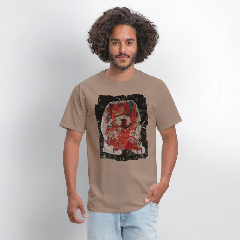 Chow Chow Dog Collage Paper Art