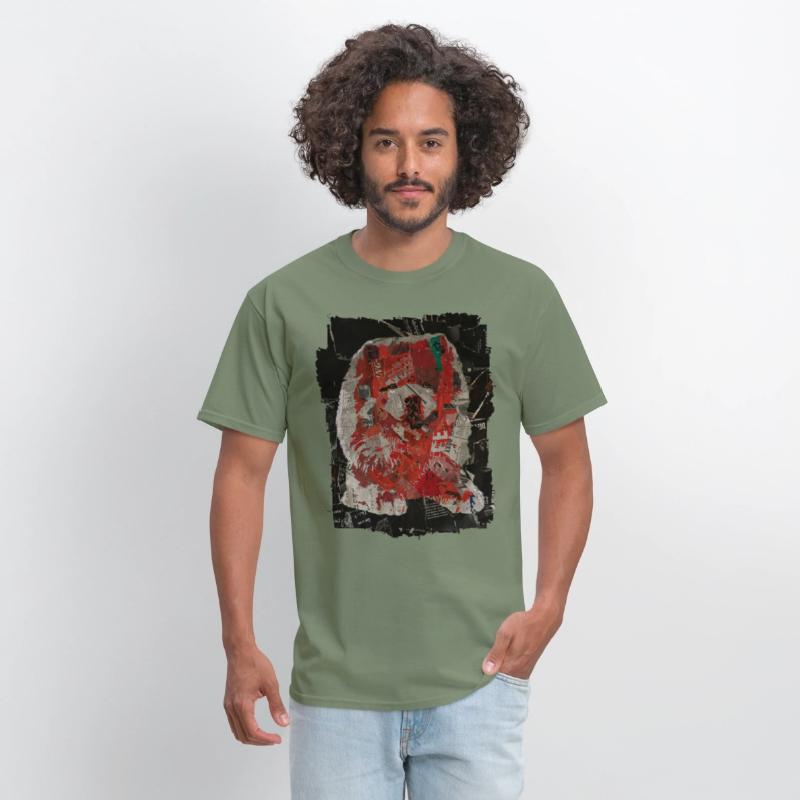 Chow Chow Dog Collage Paper Art