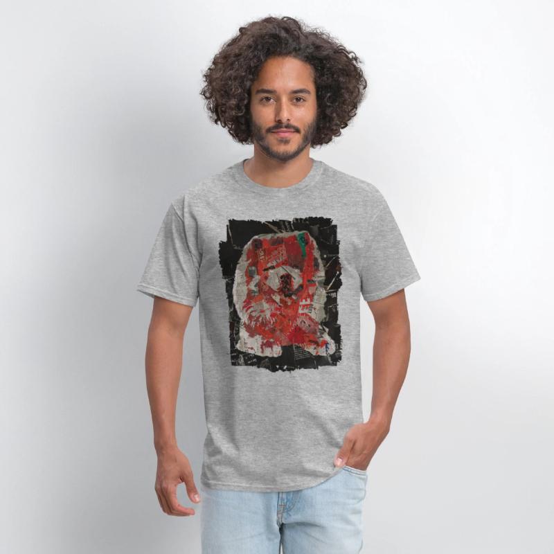 Chow Chow Dog Collage Paper Art