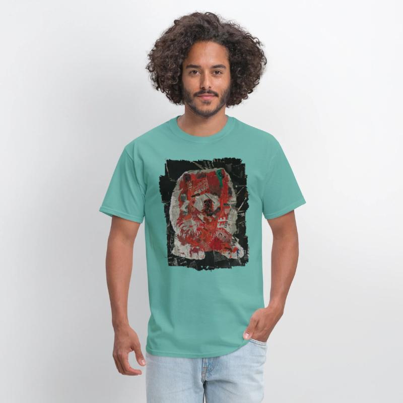 Chow Chow Dog Collage Paper Art