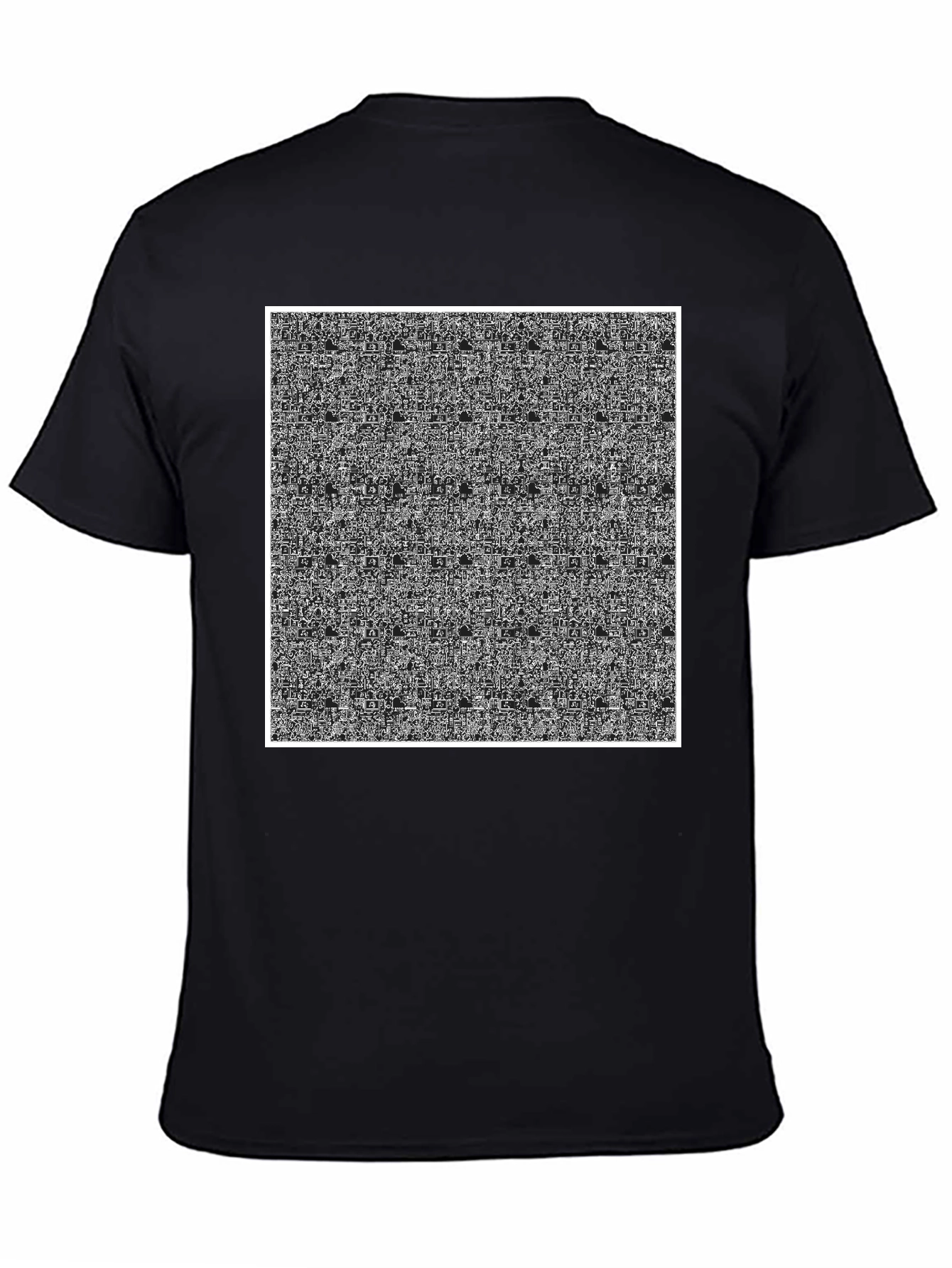 Magic Eye Illusion Graphic Tee - Mind-Bending Design