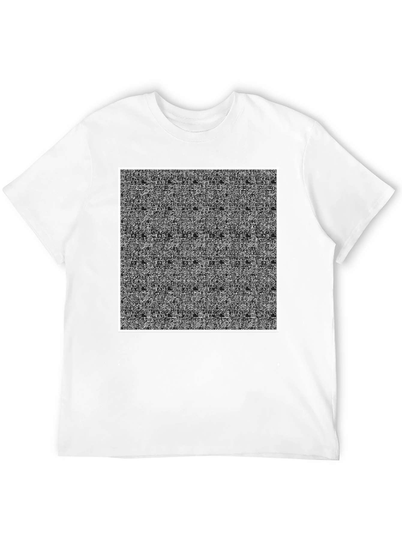 Magic Eye Illusion Graphic Tee - Mind-Bending Design