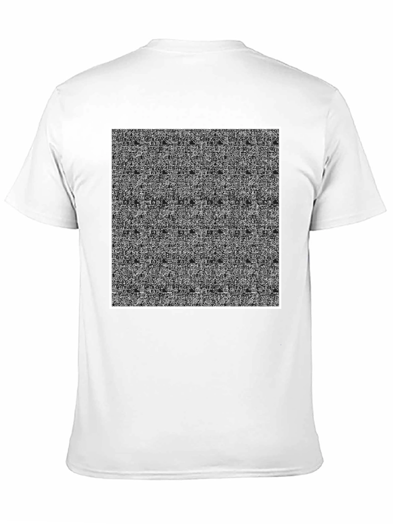 Magic Eye Illusion Graphic Tee - Mind-Bending Design