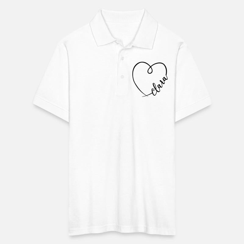 Clara Name Heart Calligraphy