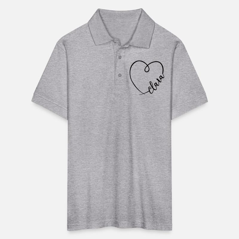 Clara Name Heart Calligraphy