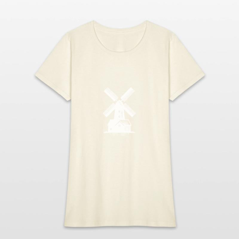 Classic Windmill For Grain And Flour