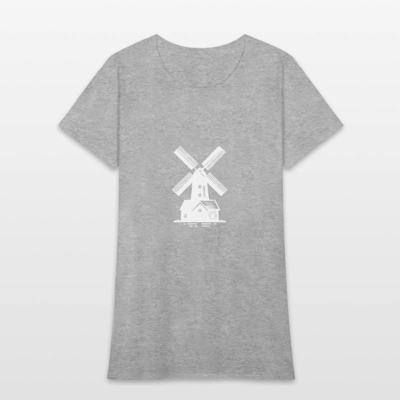 Classic Windmill For Grain And Flour