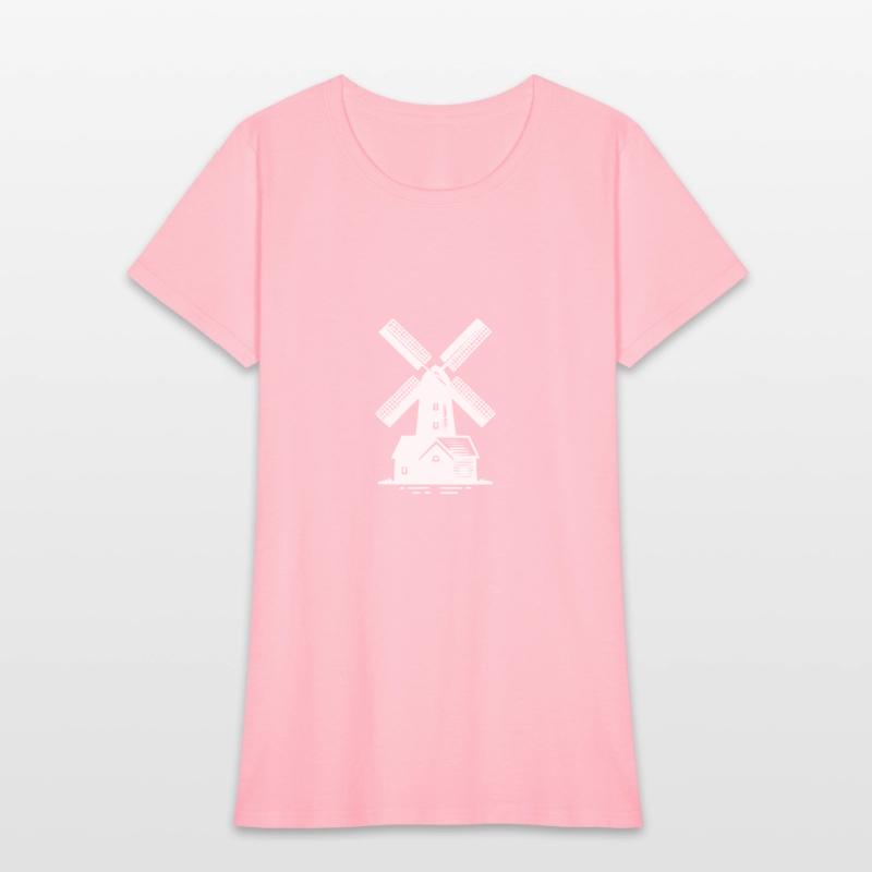 Classic Windmill For Grain And Flour