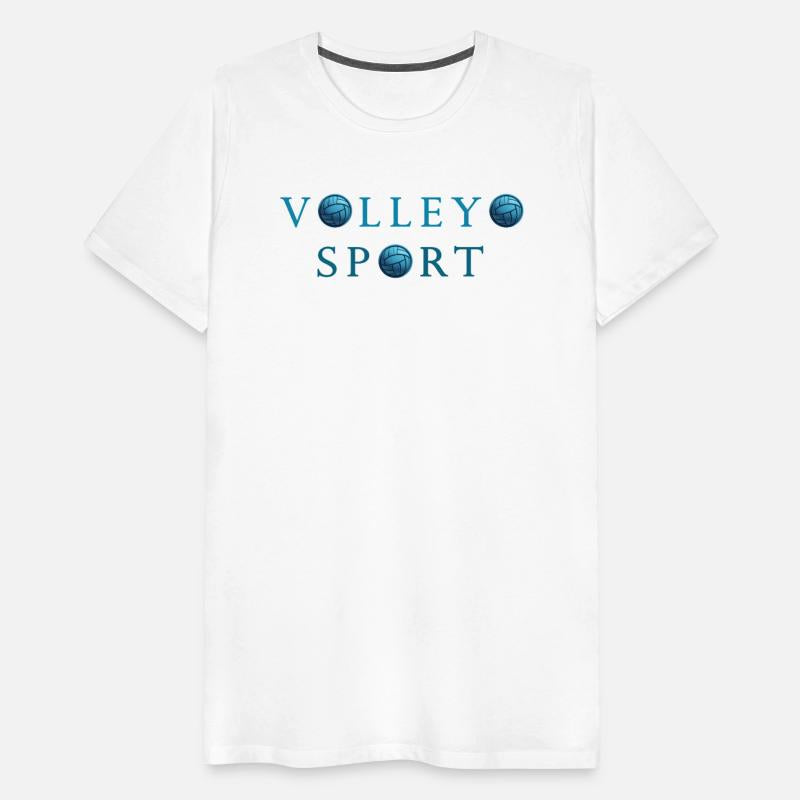 Clothing with volleyball style - Blue Ball Design
