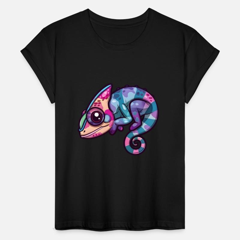 Colorful Chameleon Fantasy Creature Enchantment