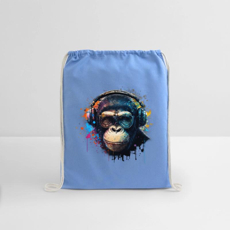 Colorful DJ Chimpanzee