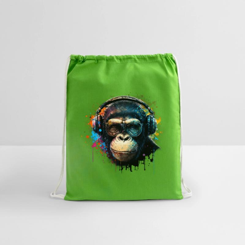 Colorful DJ Chimpanzee