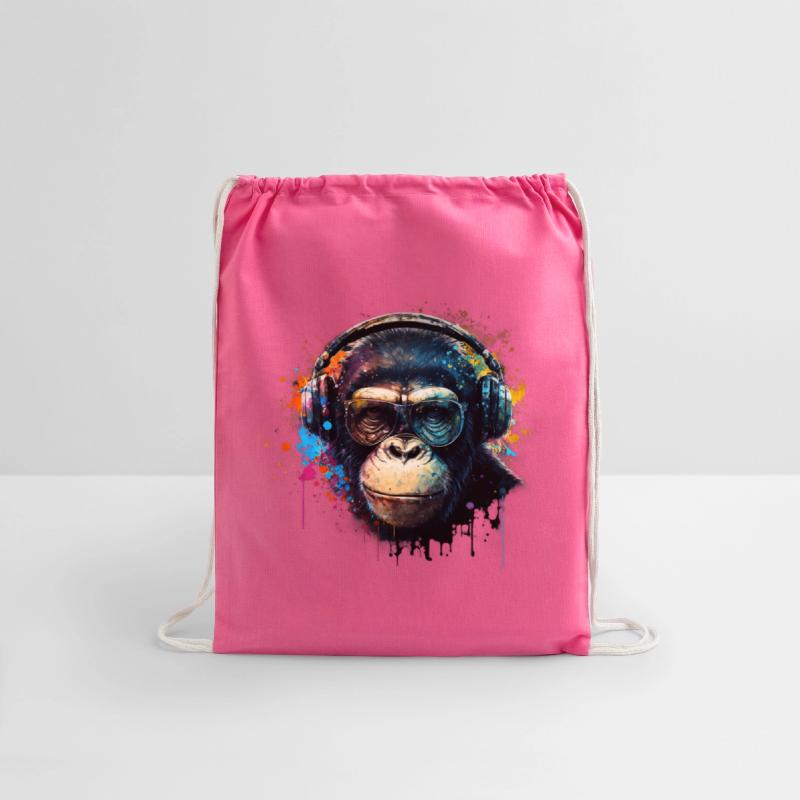 Colorful DJ Chimpanzee