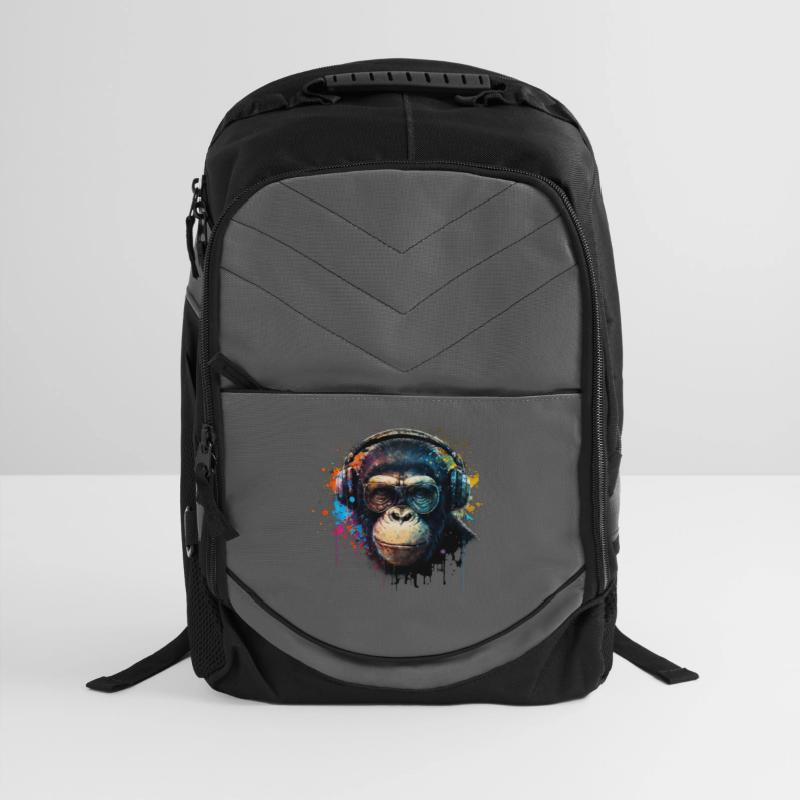 Colorful DJ Chimpanzee