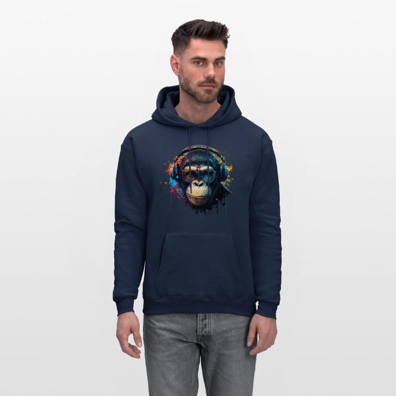 Colorful DJ Chimpanzee