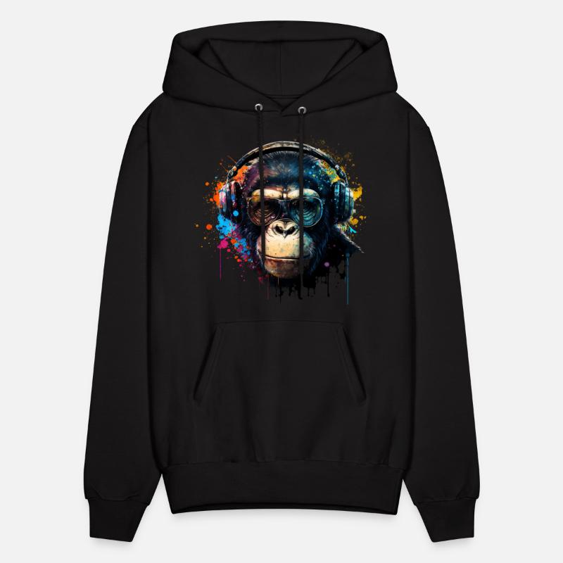Colorful DJ Chimpanzee