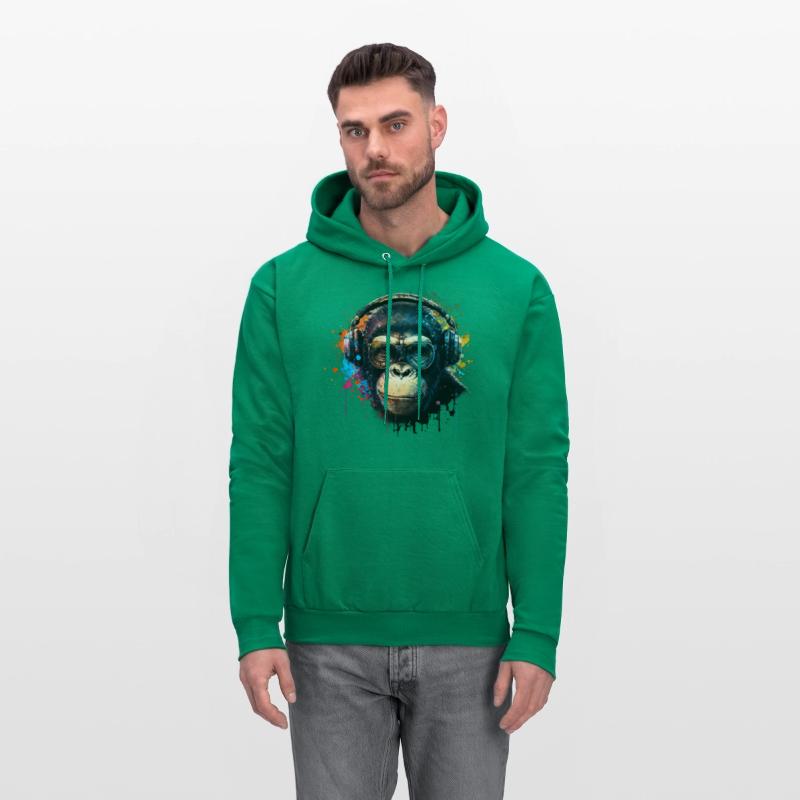 Colorful DJ Chimpanzee