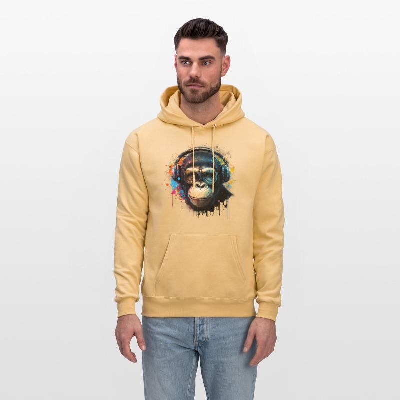 Colorful DJ Chimpanzee