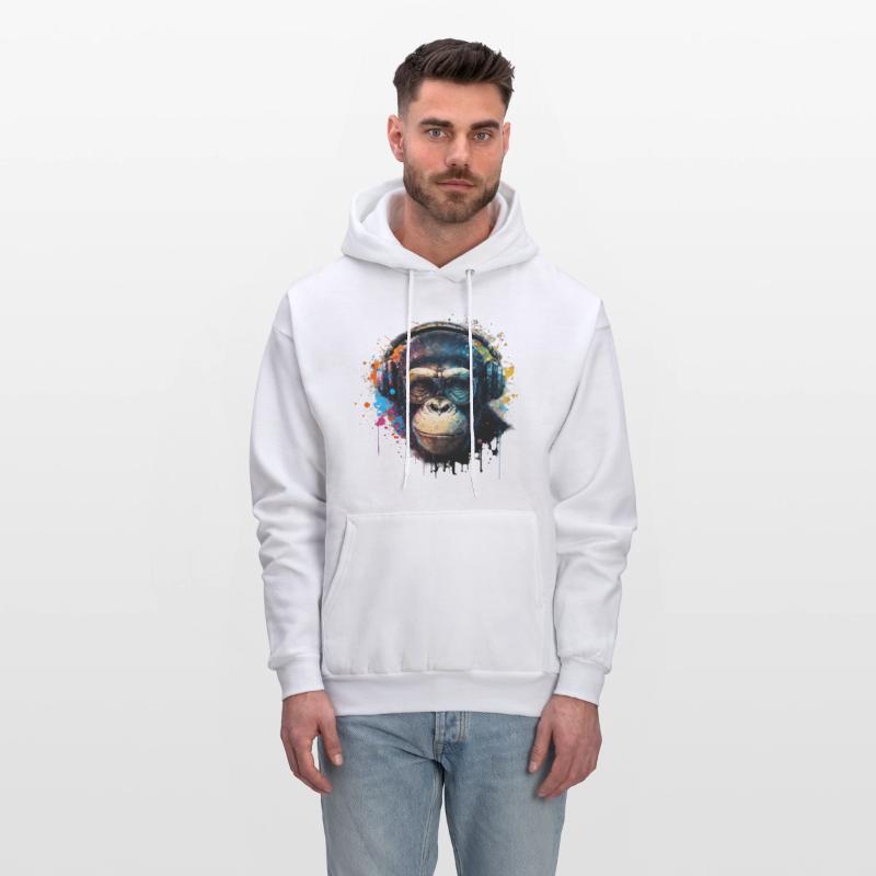 Colorful DJ Chimpanzee