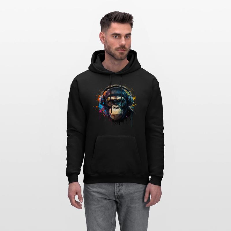 Colorful DJ Chimpanzee