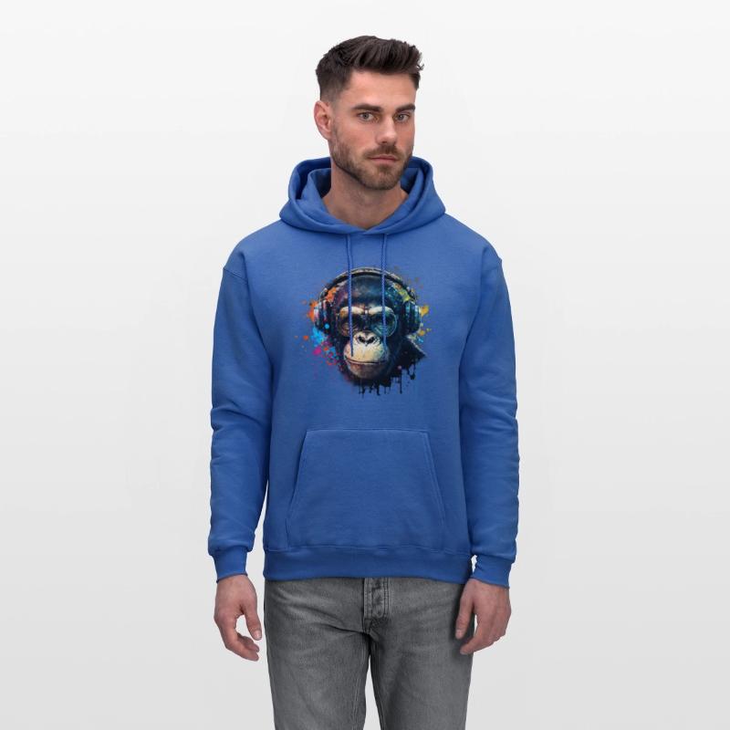 Colorful DJ Chimpanzee