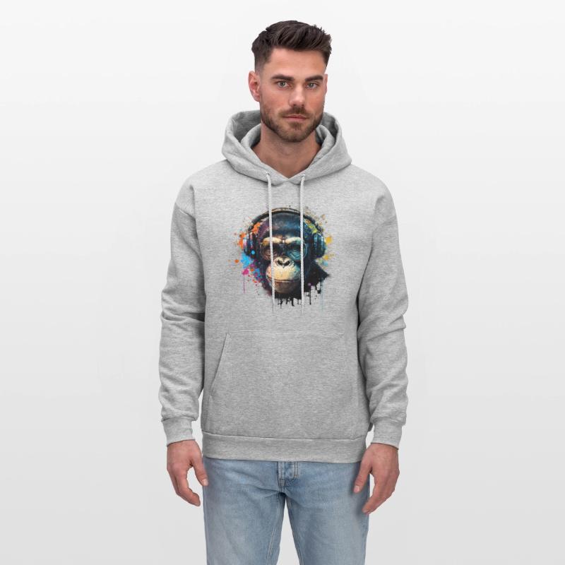 Colorful DJ Chimpanzee