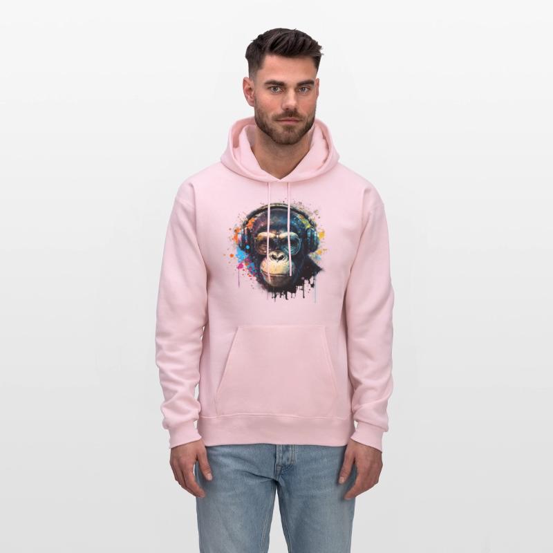 Colorful DJ Chimpanzee