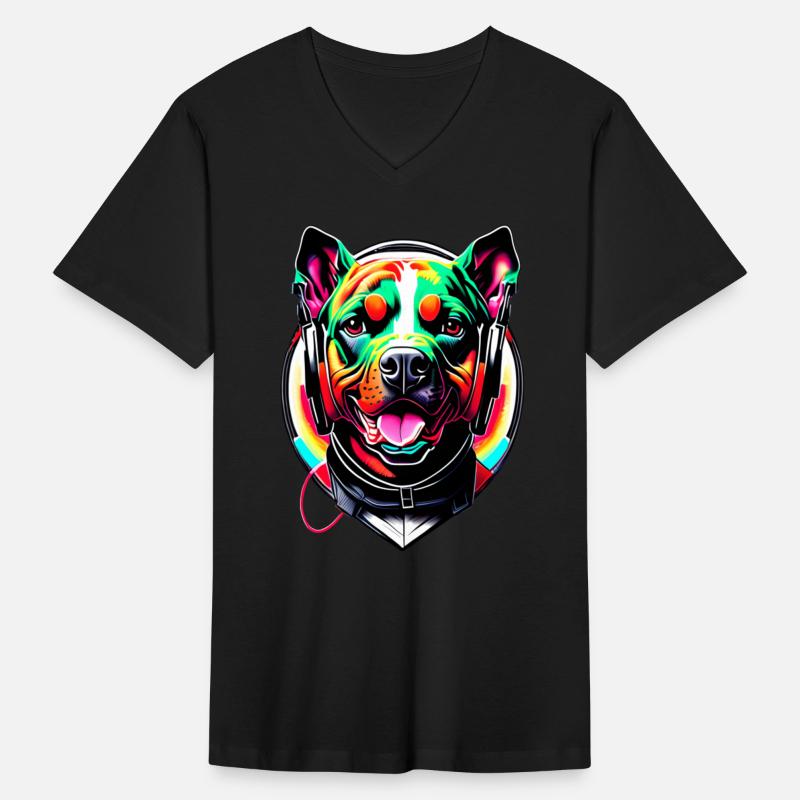 Colorful Dog Face