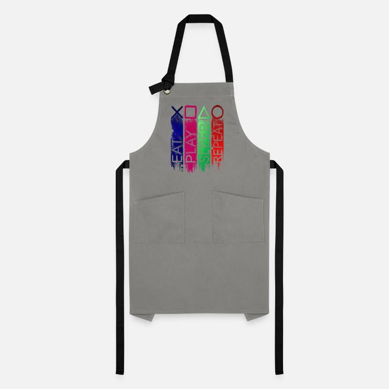 Colorful Gaming Controllers Silhouette