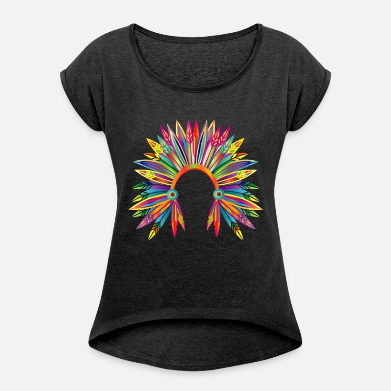 colorful headdress of a chief