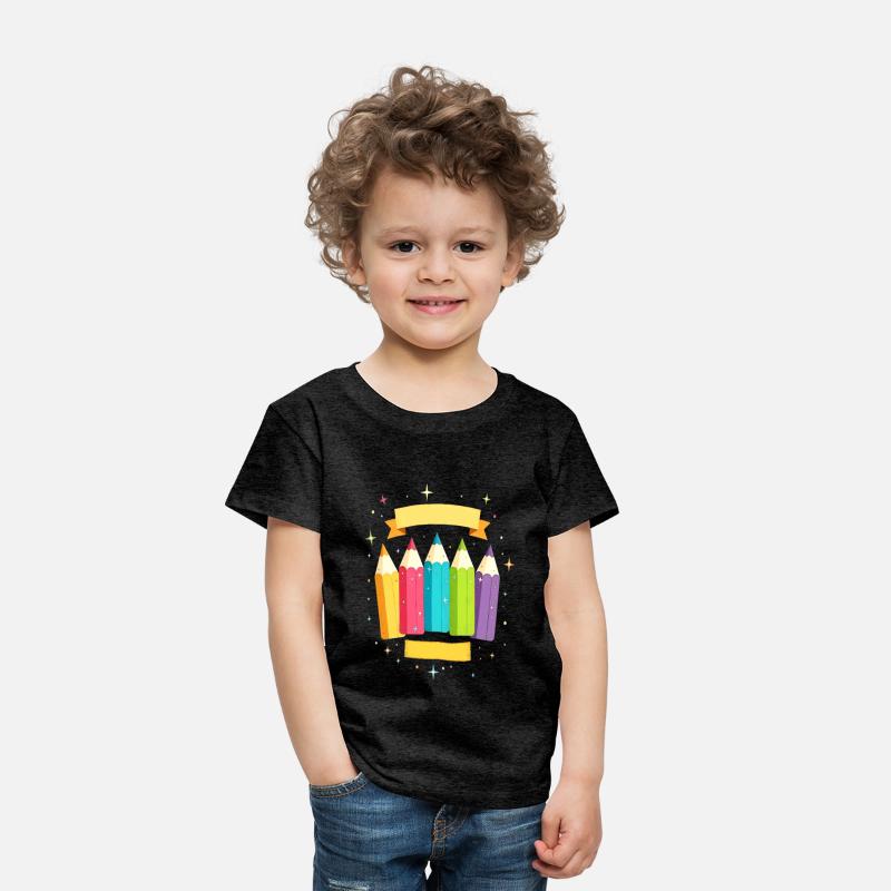 Colorful pens with stars