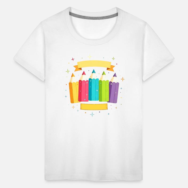 Colorful pens with stars